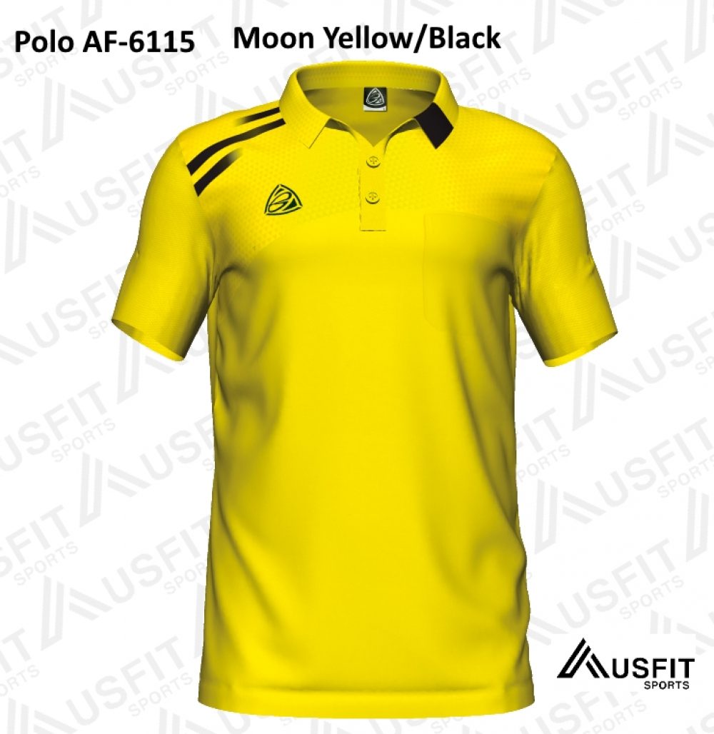 yellow black polo